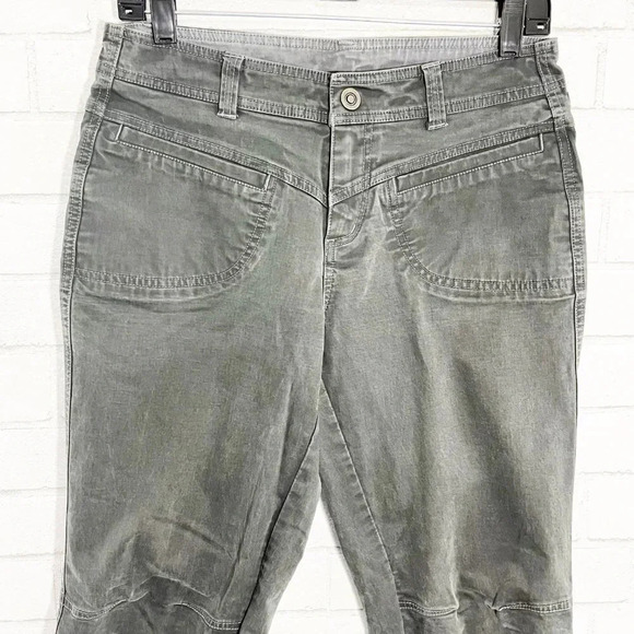Kuhl Gray Heavy Weight Fabric Outdoor Hiking Camping Pants Women's Size 6 - Picture 2 of 7